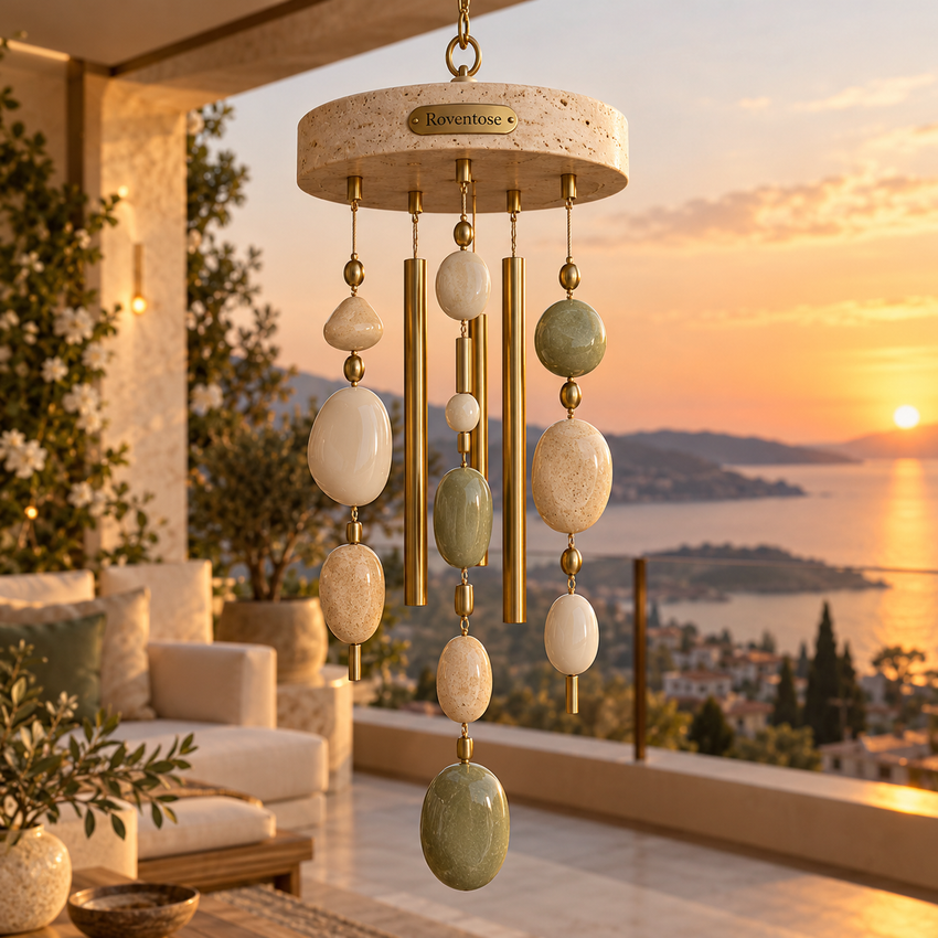 Earthstone Oval Accent Wind Chime
