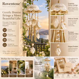Roventose™ Magnolia Bloom Pearl Wind Chime